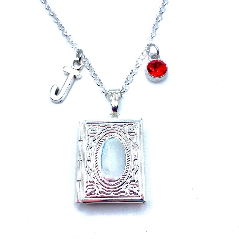 Book Locket Necklace - Picture 10 of 11